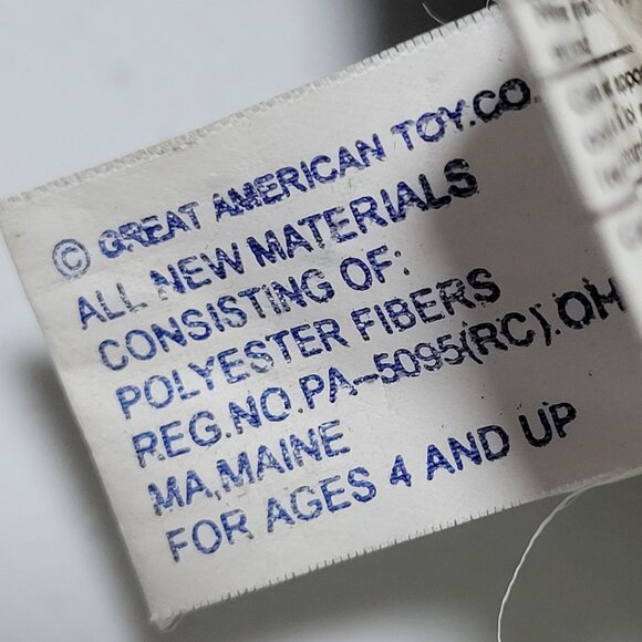 Great American Toy Co Cow 11 inch Plush Black White Farm Stuffed Animal Toy - Picture 6 of 7